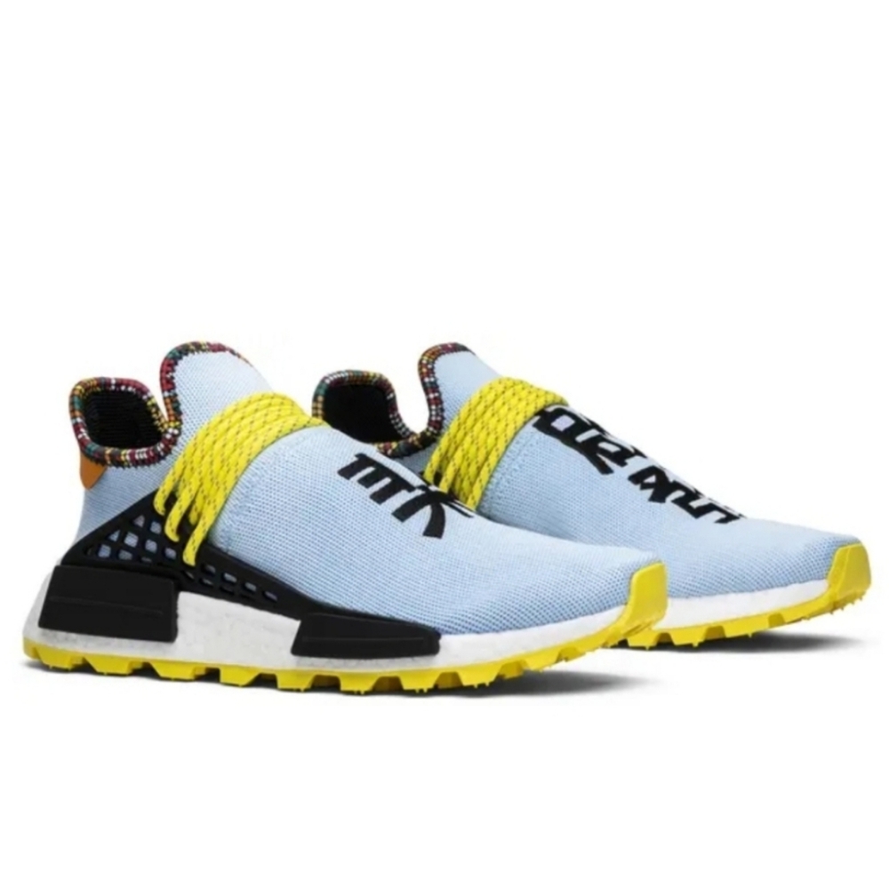 Pharrell X Adidas NMD Hu Clear Sky Sneakers